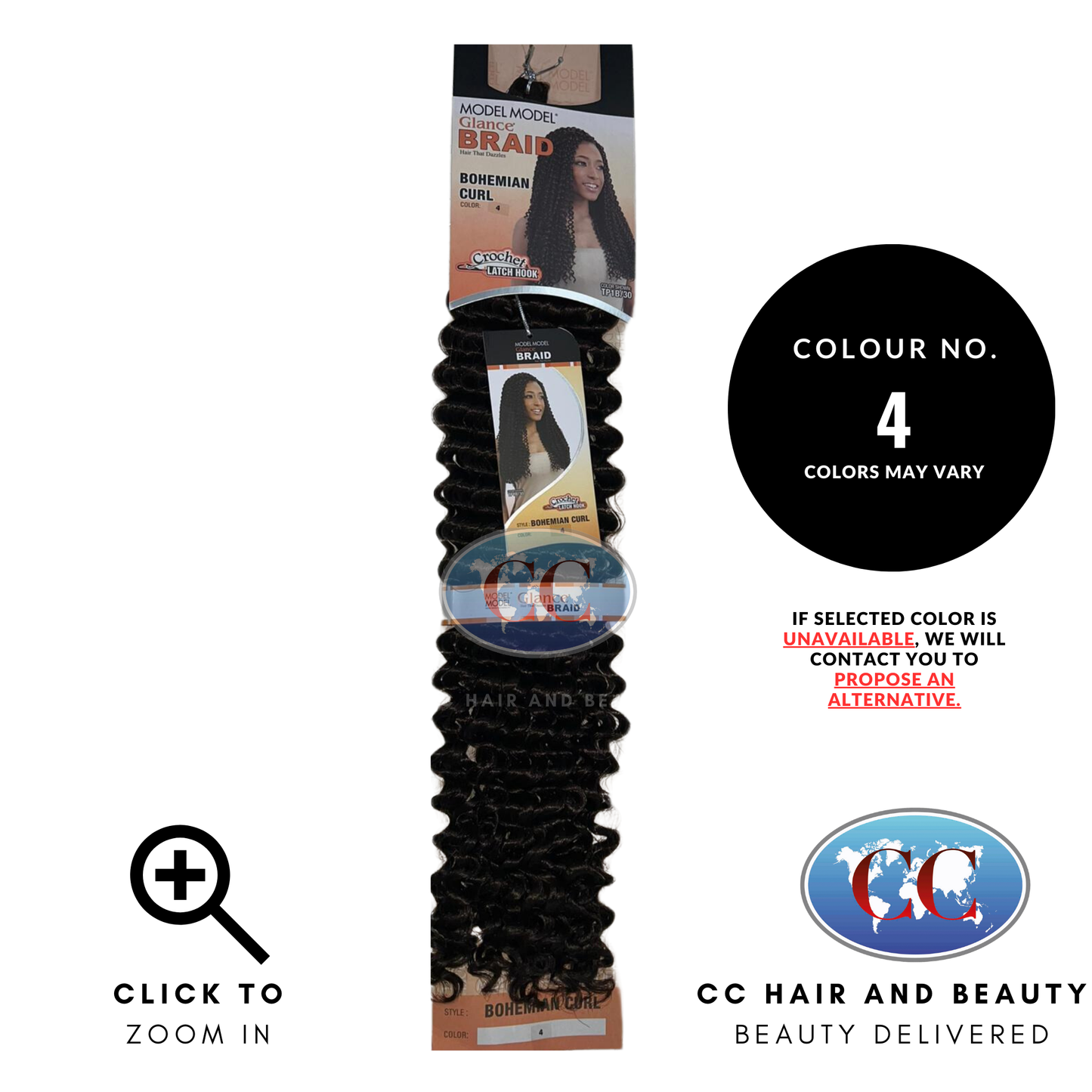 Model Model Braid Bohemian Curl-Colour 4