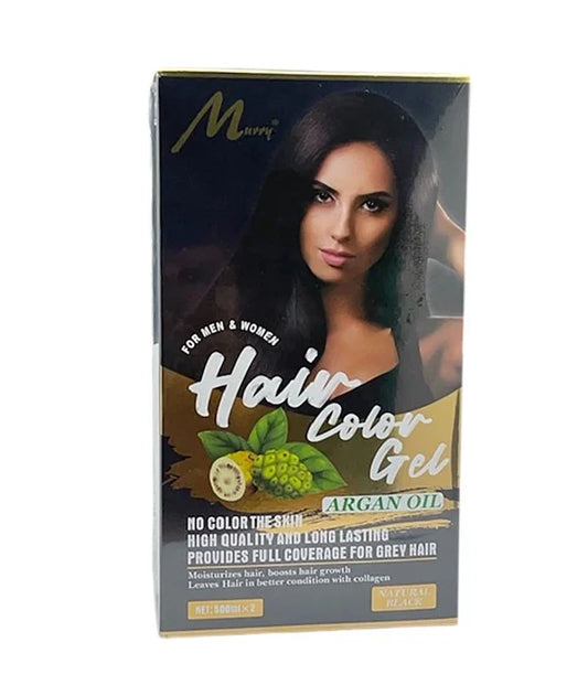Murry Hair Color Gel Natural Black 500ml