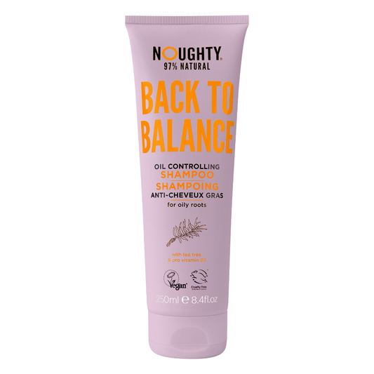 Noughty Back To Balance Balancing Shampoo For Oily Scalp With Tea Tree And Vitamin B5, 250ml - 5060523010431