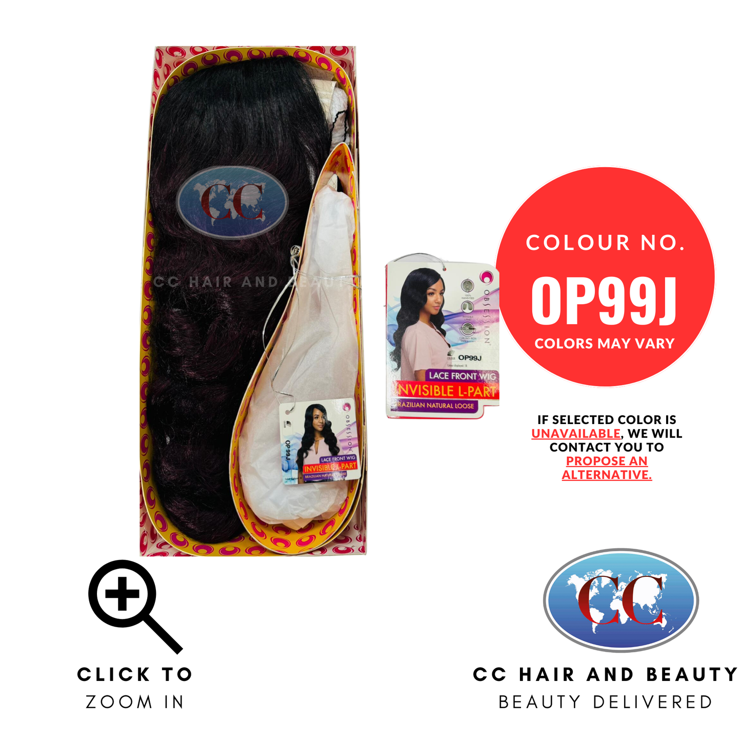 Obsession Synthetic Hair Lace Wig – Brazilian Natural Loose | CC Hair & Beauty UK