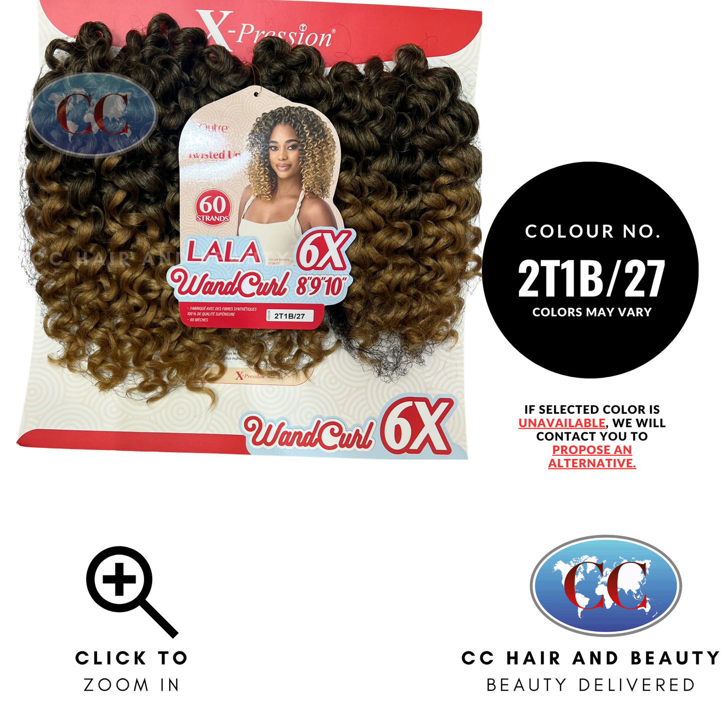 Outre X-Pression Twisted Up - LuLu Wandcurl 6x 8"9"10"-2T1B/27
