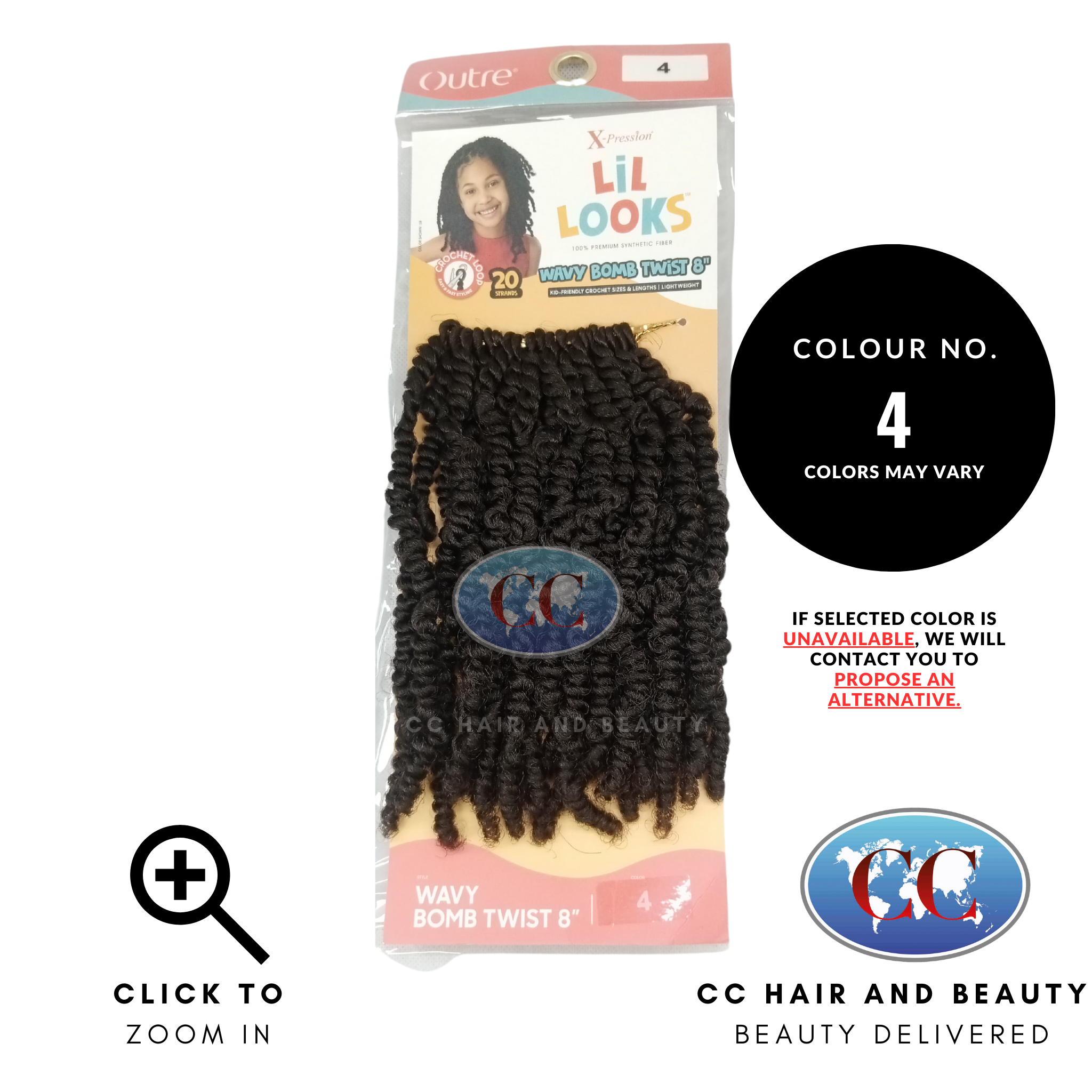 Outre X Pression Lil looks Wavy Bomb Twist 8 "-Colour 4