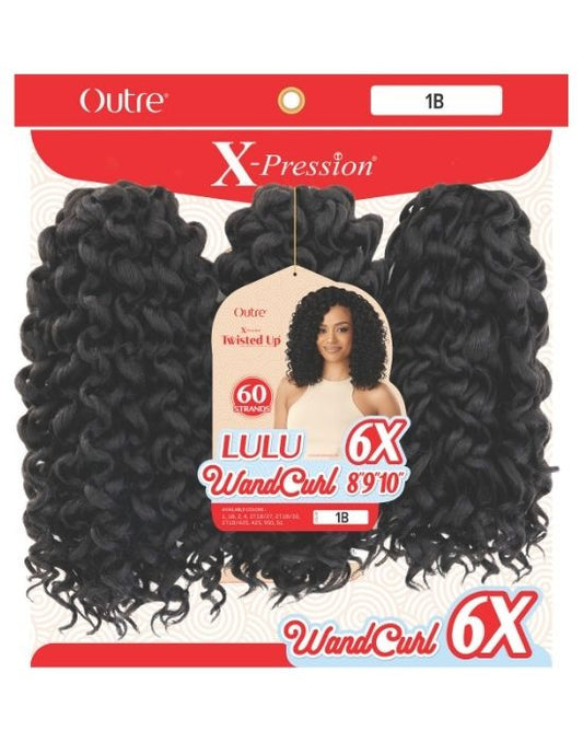 Outre X-Pression Twisted Up - LuLu Wandcurl 6x 8"9"10"