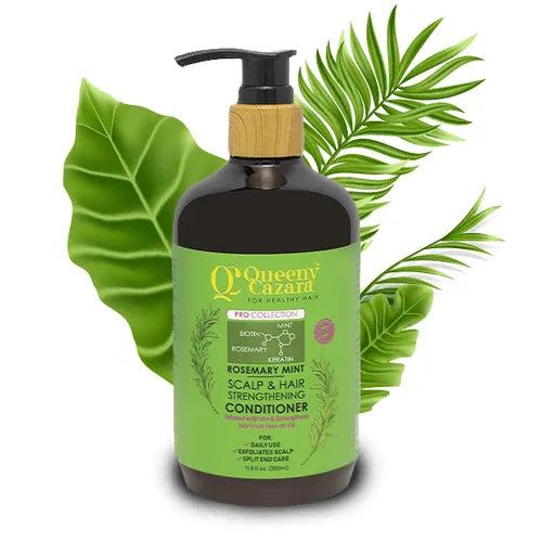 Queeny Cazara Rosemary Mint Scalp & Hair Strengthening Conditioner - 350ml