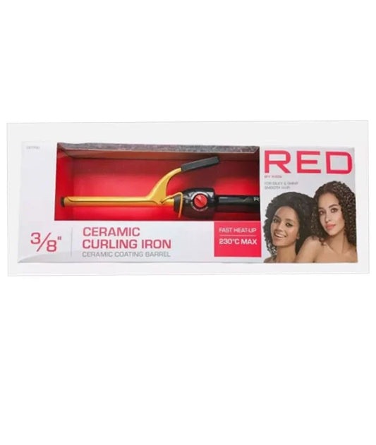 Red By Kiss 3/8 Ceramic Curling Iron C101NG