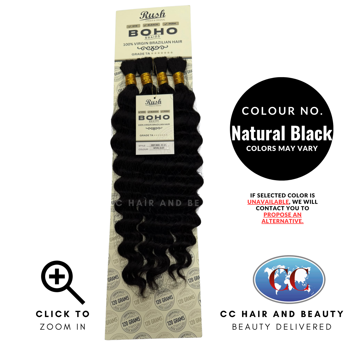 DEEP WAVE 21-23" - Natural Black