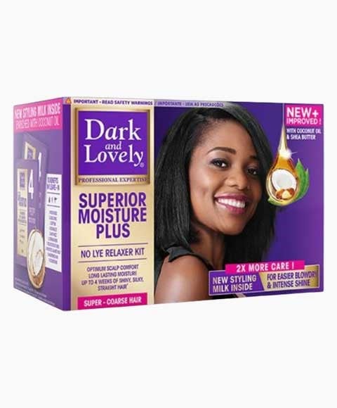 Dark And Lovely Moisture Plus No-Lye Relaxer Kit