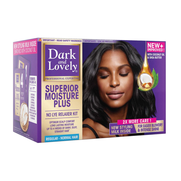 Dark & Lovely Superior Moisture Plus No Lye Relaxer Kit Normal hair