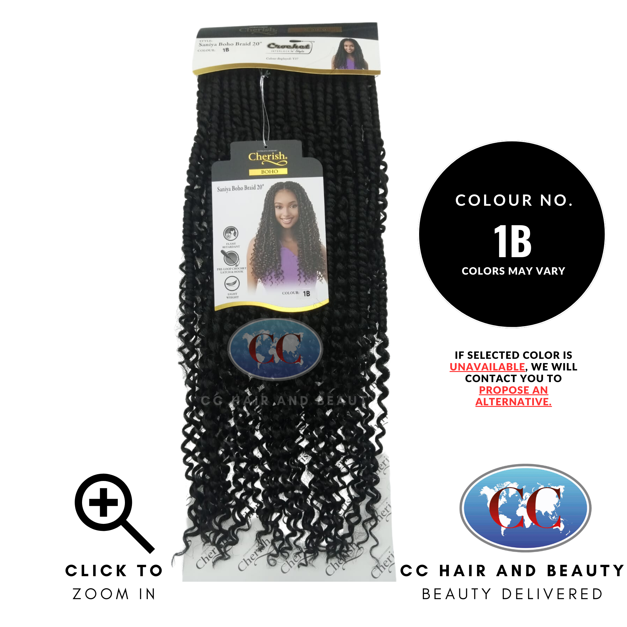 Cherish Synthetic Hair Boho Saniya Boho  Braid 20"