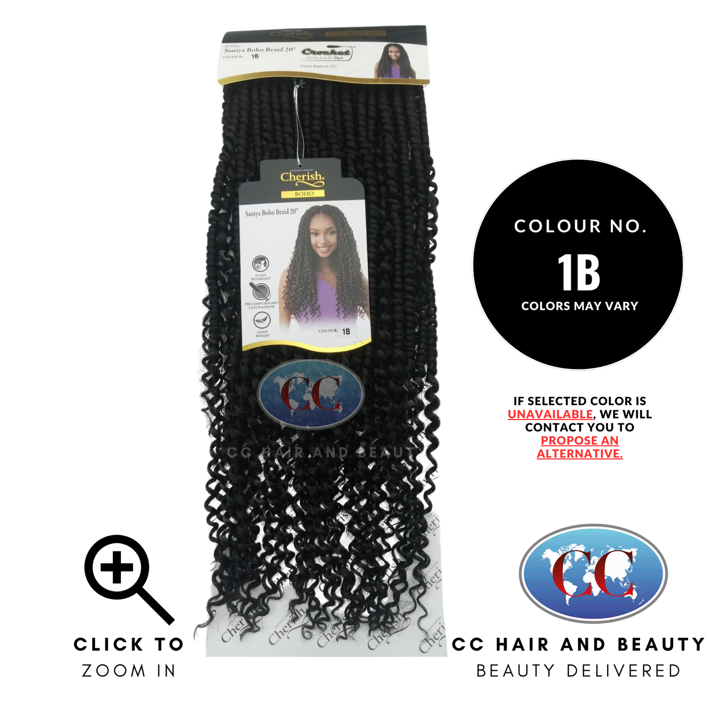 Cherish Synthetic Hair Boho Saniya Boho Braid 20"