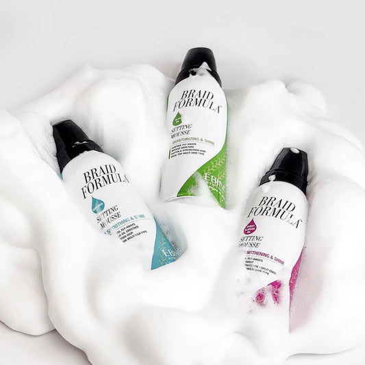 Ebin New York Setting Mousse Strengthening , Moisturizing & Shine 2.7 oz