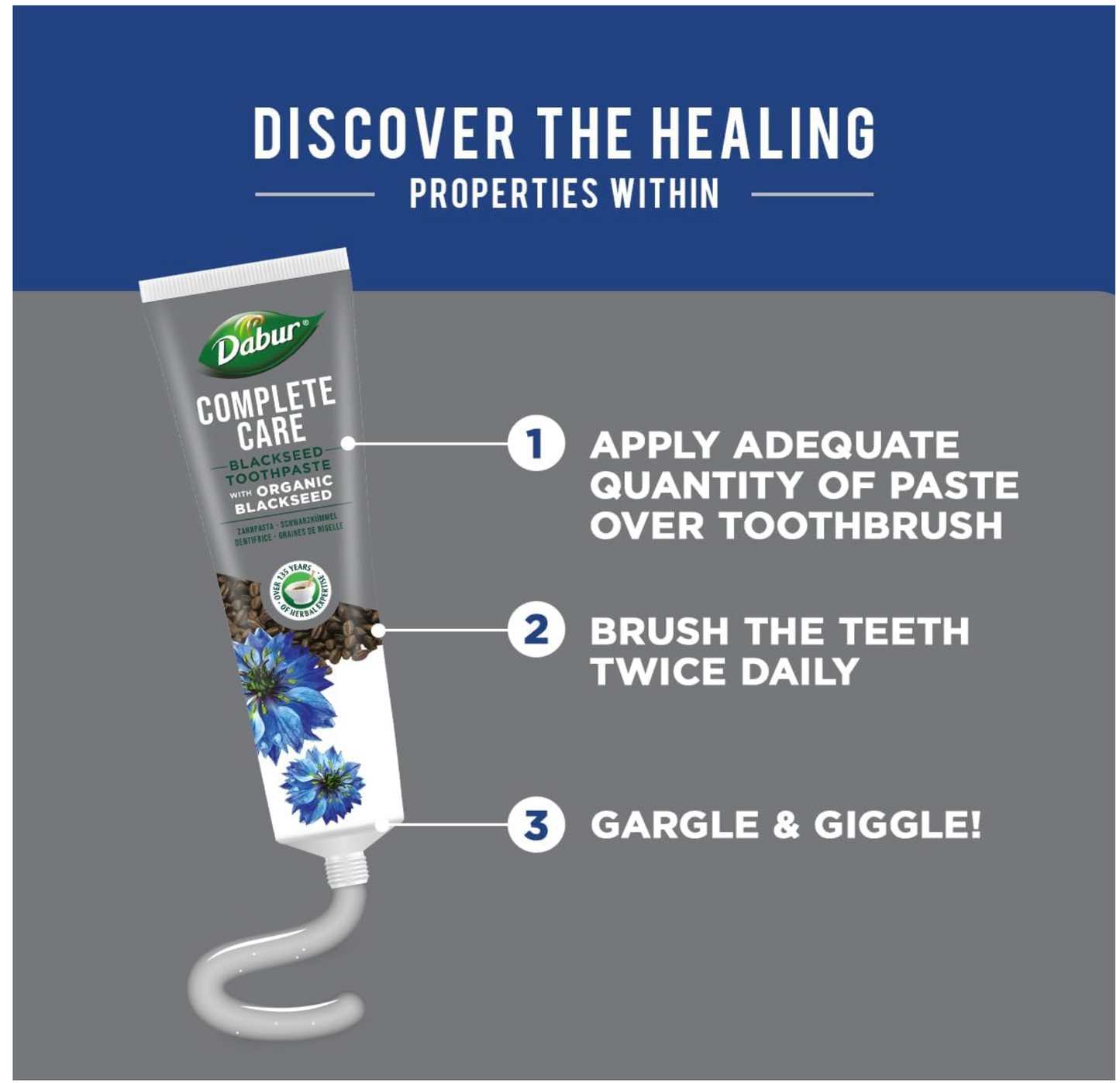 Dabur Black Seed Toothpaste with Organic Black Seed