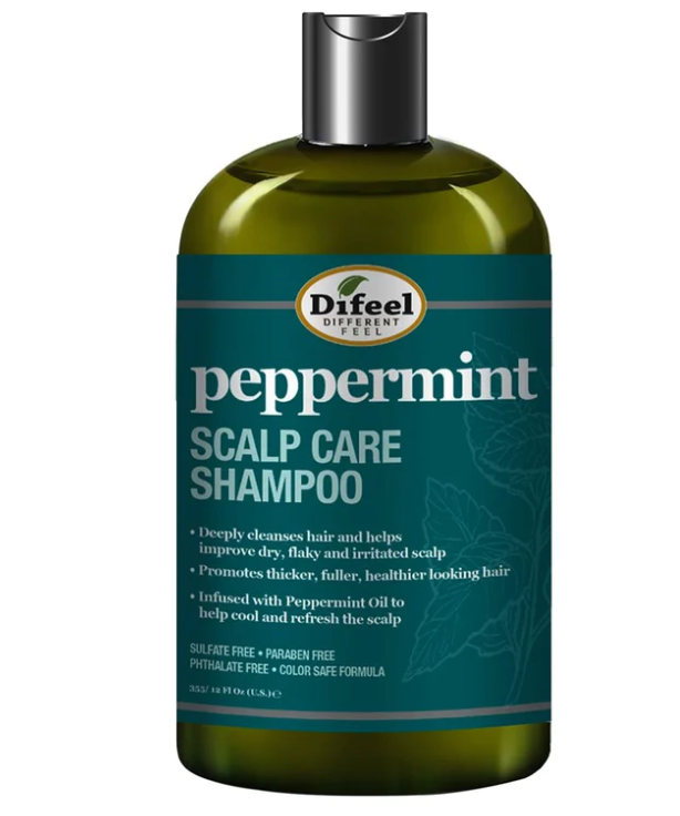 Difeel Peppermint Scalp Care Shampoo 12oz