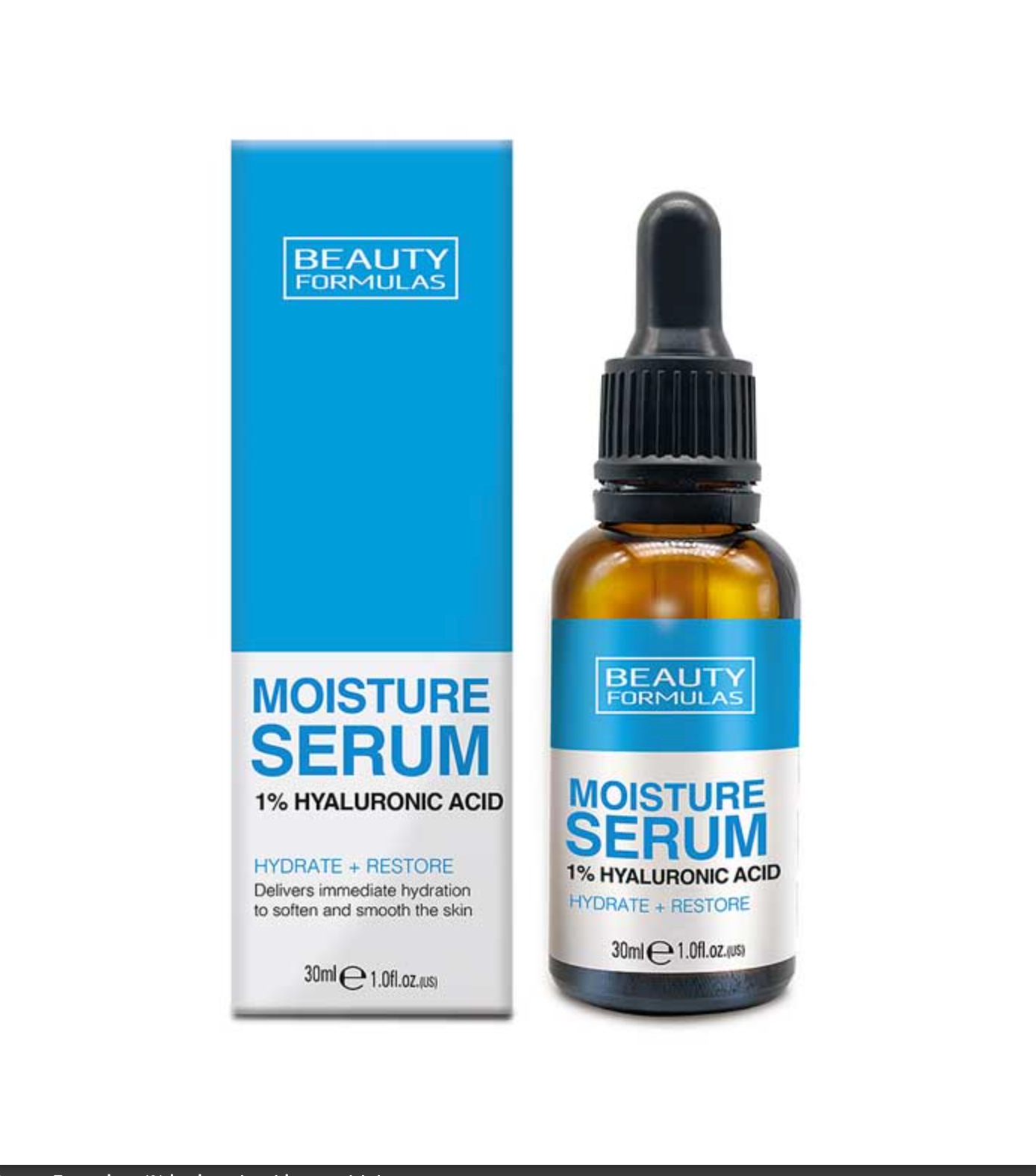 Beauty Formulas - 1% hyaluronic acid serum Moisture