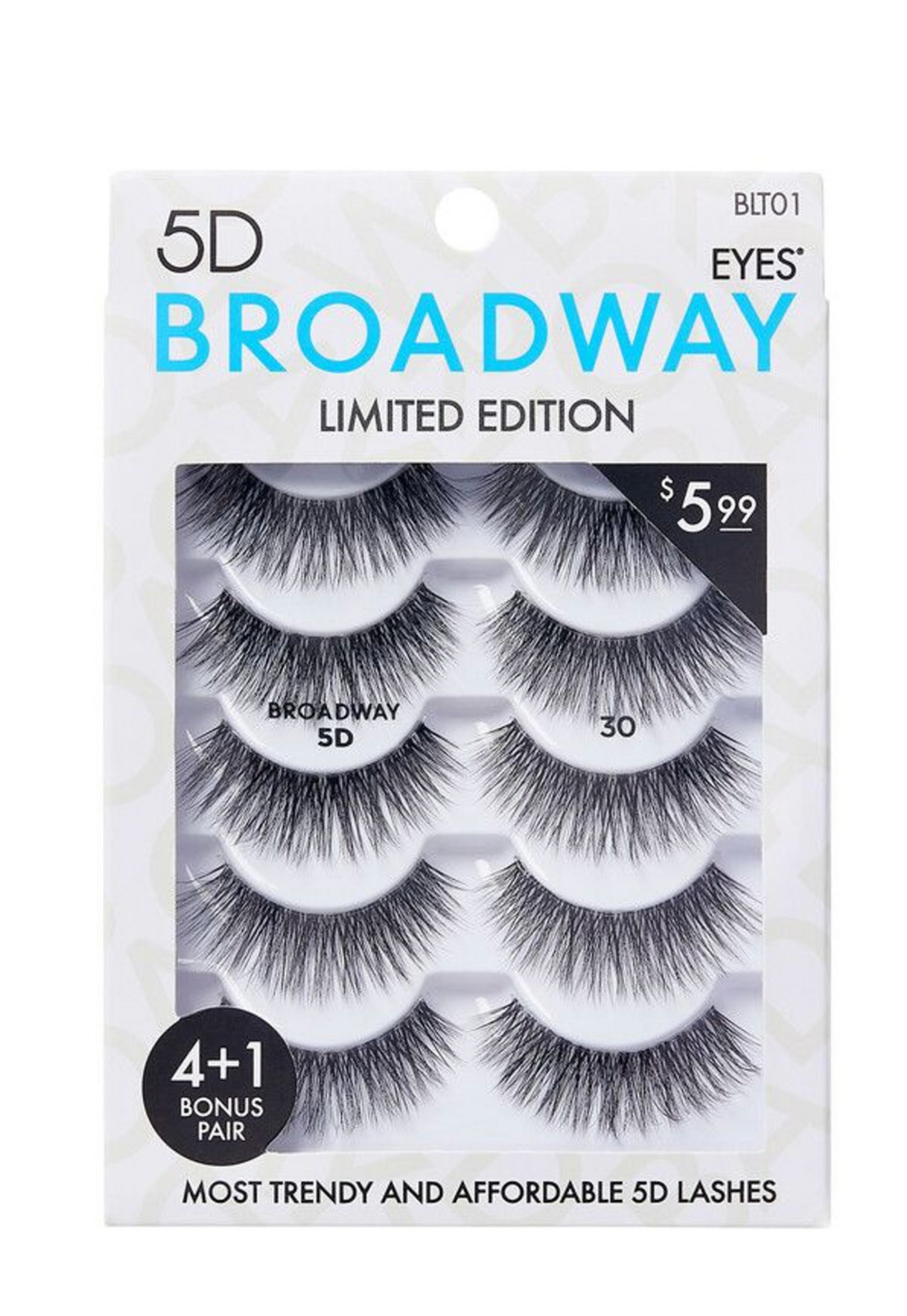 Broadway 5 Pair 5D Lash