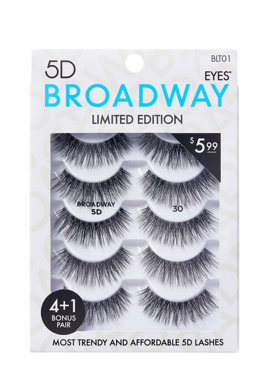 Broadway 5 Pair 5D Lash