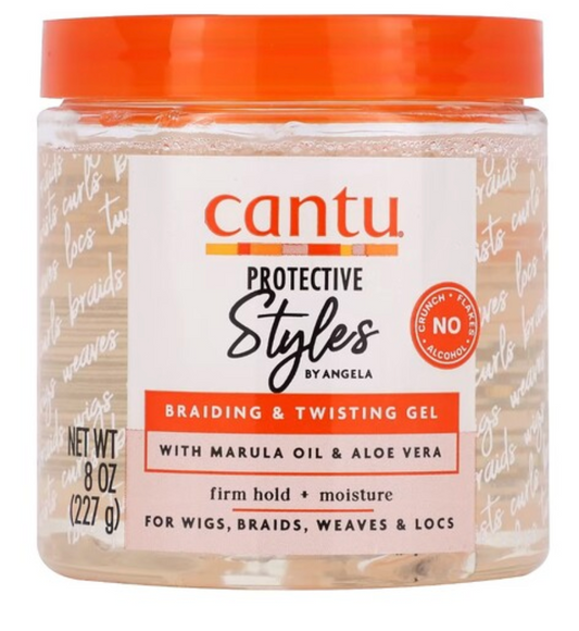Cantu Protective Styles by Angela Braiding & Twisting Gel 8oz