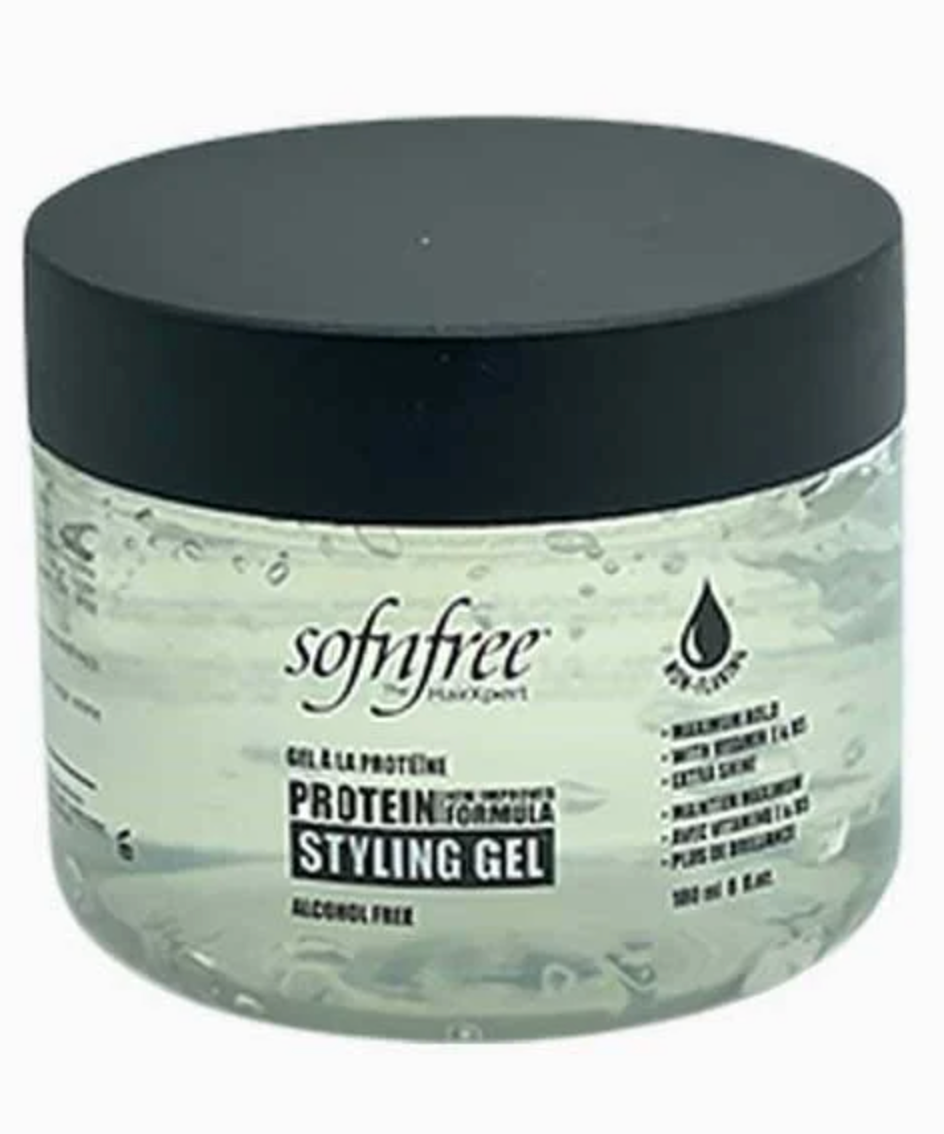 Sof N Free Protein Styling Gel Clear- 6 oz