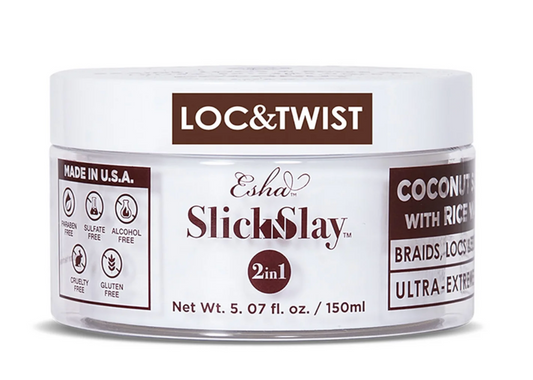 Slick N Slay 2-in-1 Braid & Edge Gel - Coconut & Ricewater