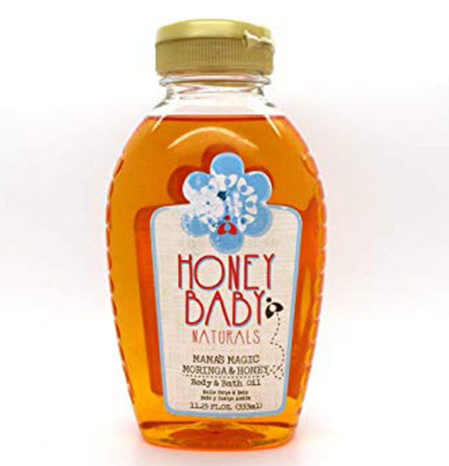 Honey Baby Naturals Mamas Magic Moringa And Honey Body And Bath Oil 11.25oz