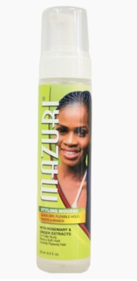 Mazuri Braid Styling Mousse With Rosemary And Ginger Extracts