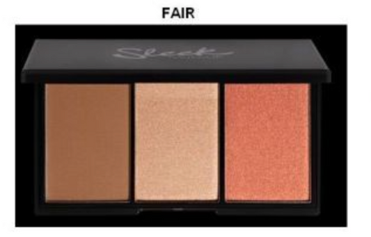 Sleek Face Form Contouring & Blush Palette