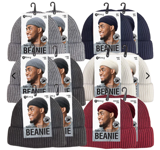 King.J Satin Lined Beanie Men & Women