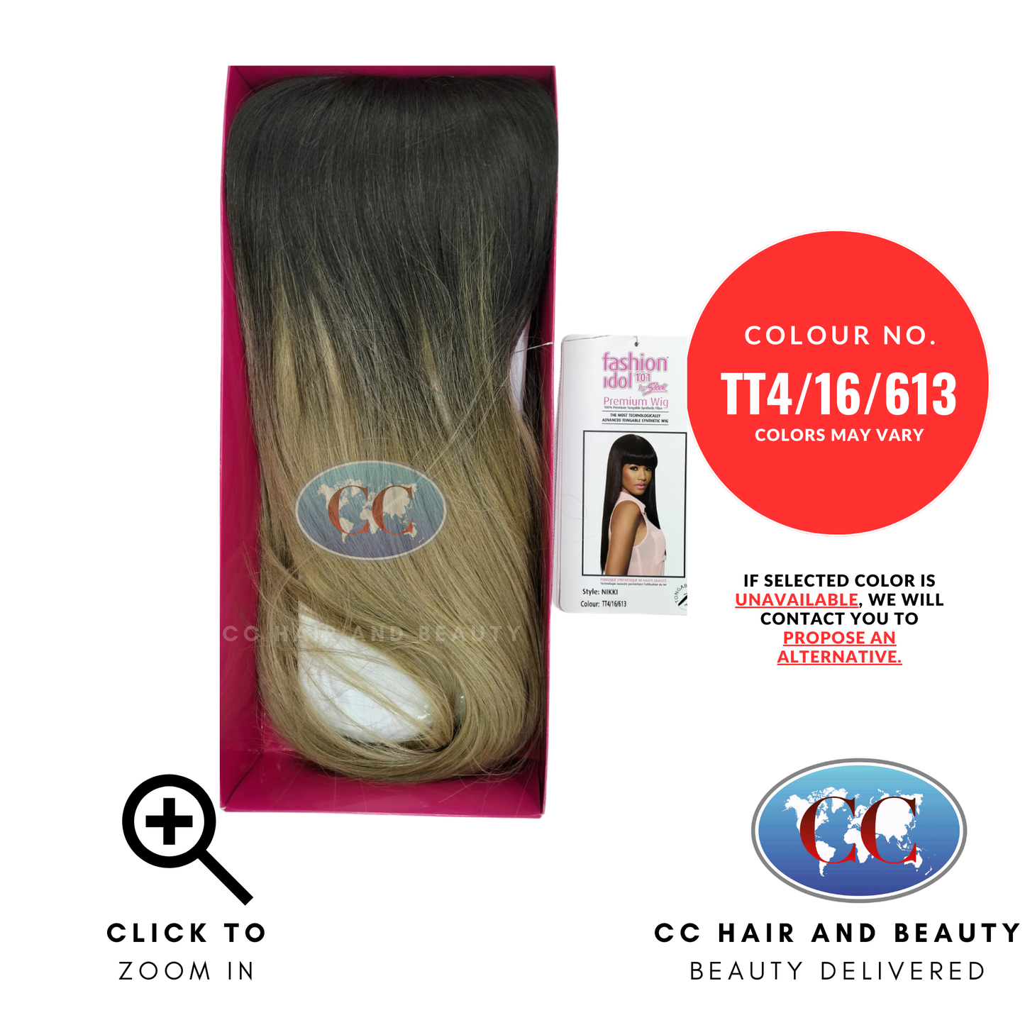 Sleek Fashion Idol Lace Wig - Nikki Wig-Colour TT4/16/613