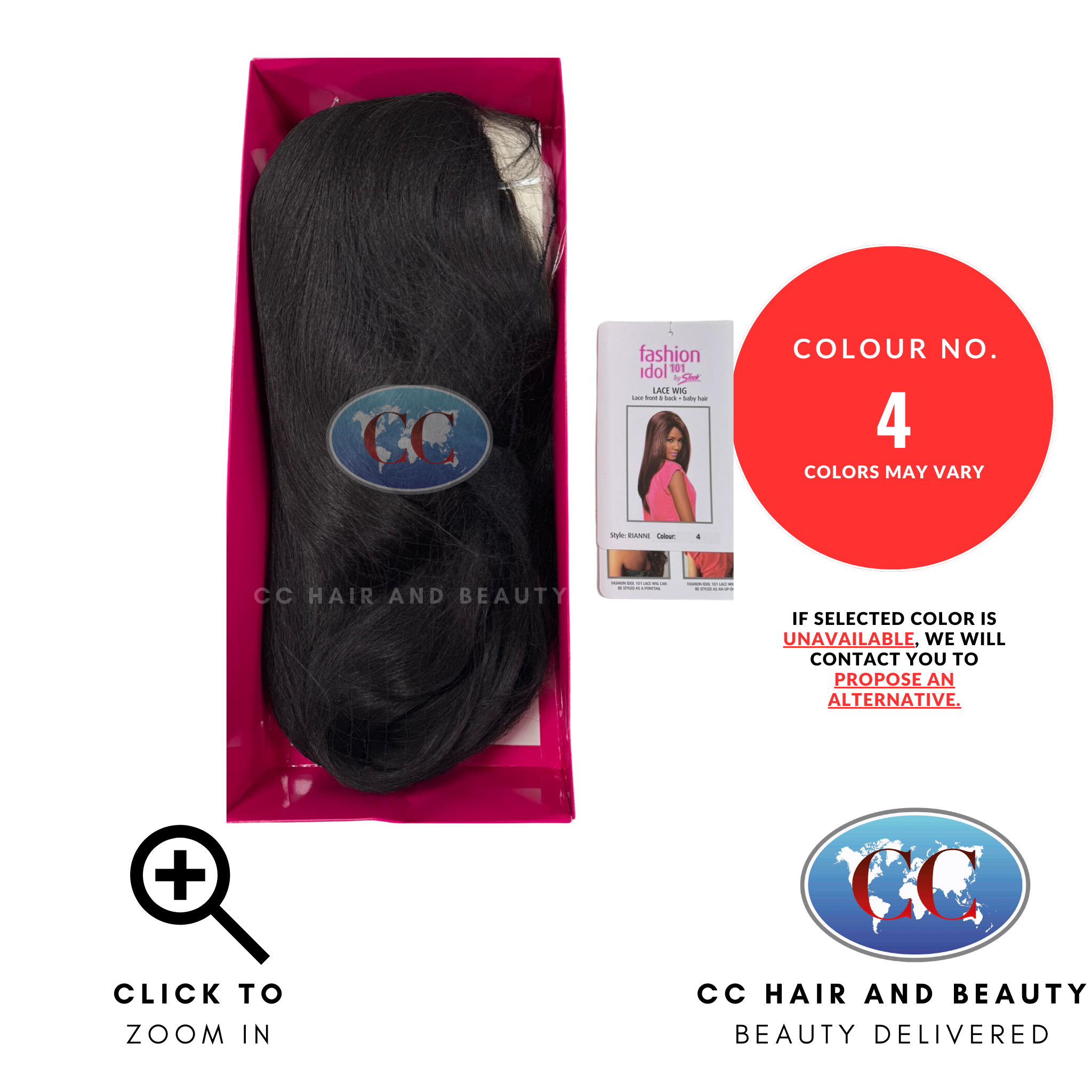 Sleek Fashion Idol Lace Wig - Rianne Wig-Colour 4