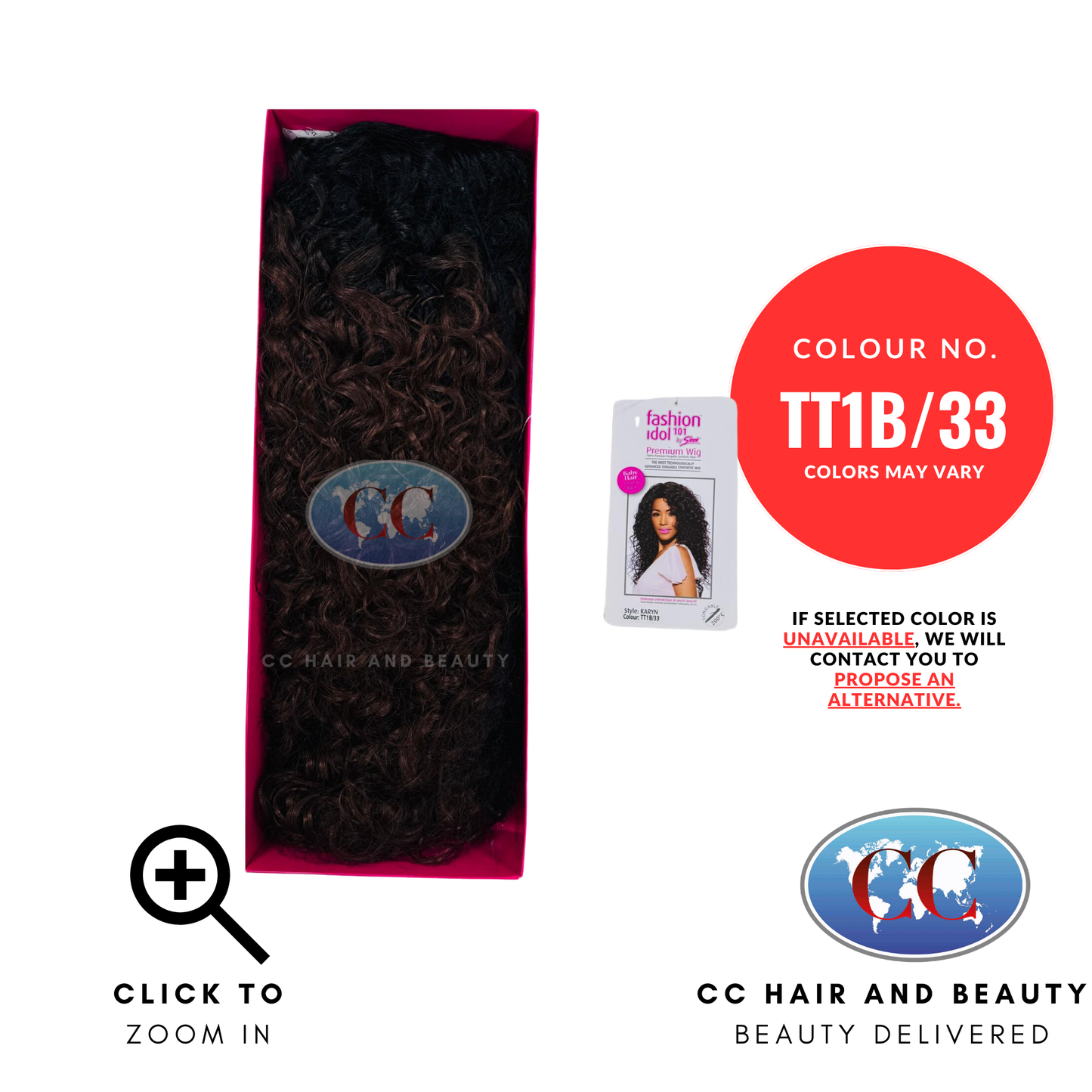 Sleek Fashion Idol Synthetic Hair Premium Wig - Karyn Wig-Colour TT1B/33