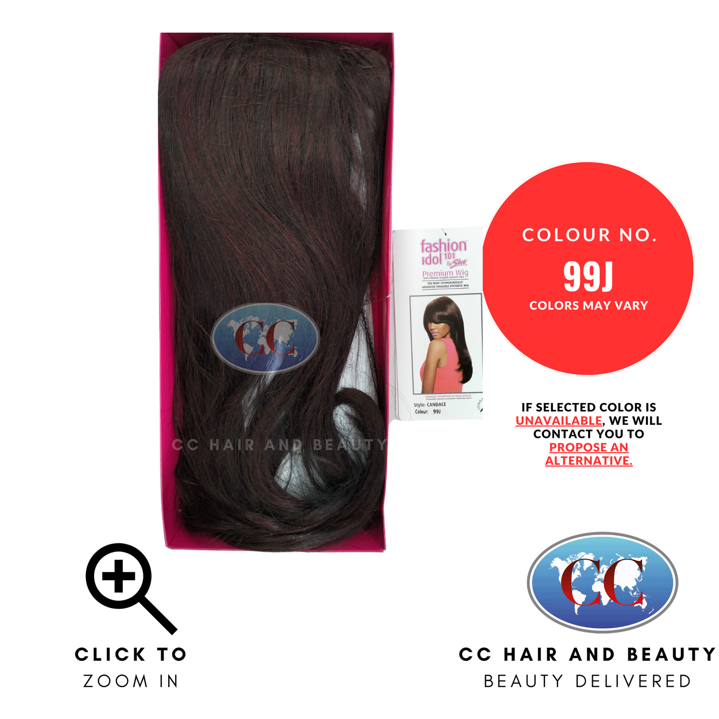 Sleek Fashion Idol Synthetic Premium Wig - Candace-Colour 99J
