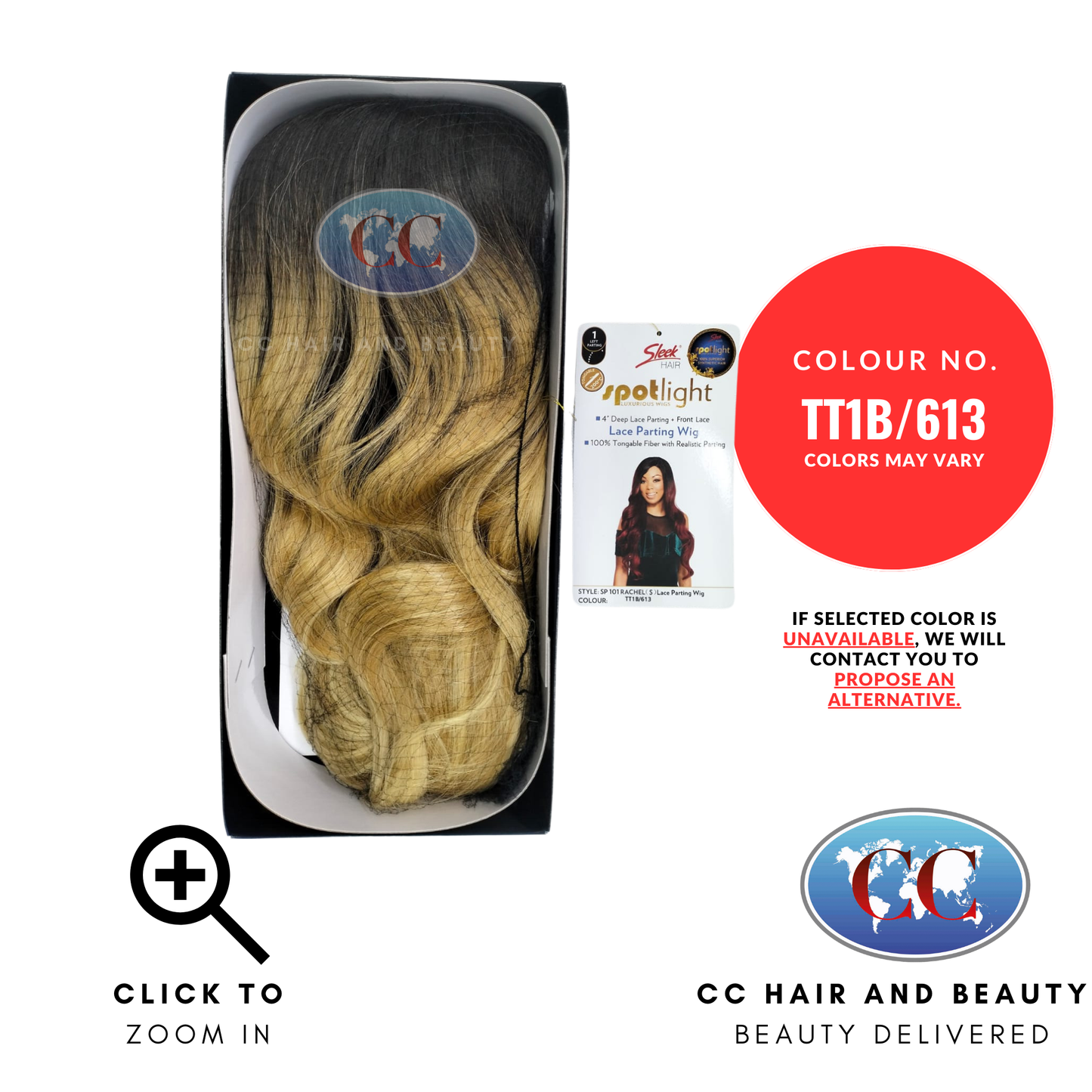 Sleek Synthetic Hair Spotlight Luxurious Wig - Rachel (S) | CC Hair & Beauty UK