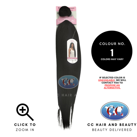 Sleek Hair Remy Gorgous Perm Yaki 24''- colour 1