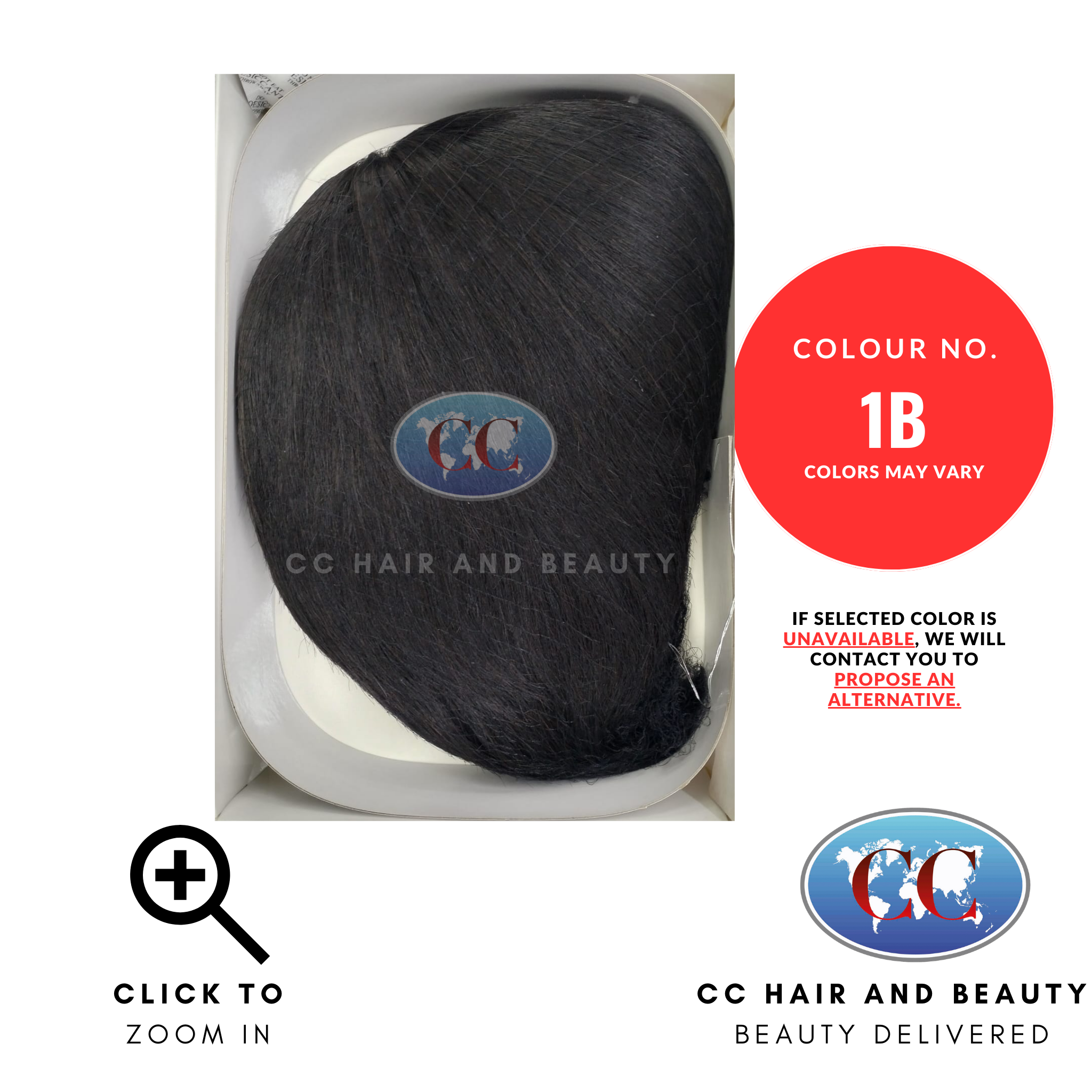 Sleek Human Hair Wig Fashion - Eva Wig-Colour 1B