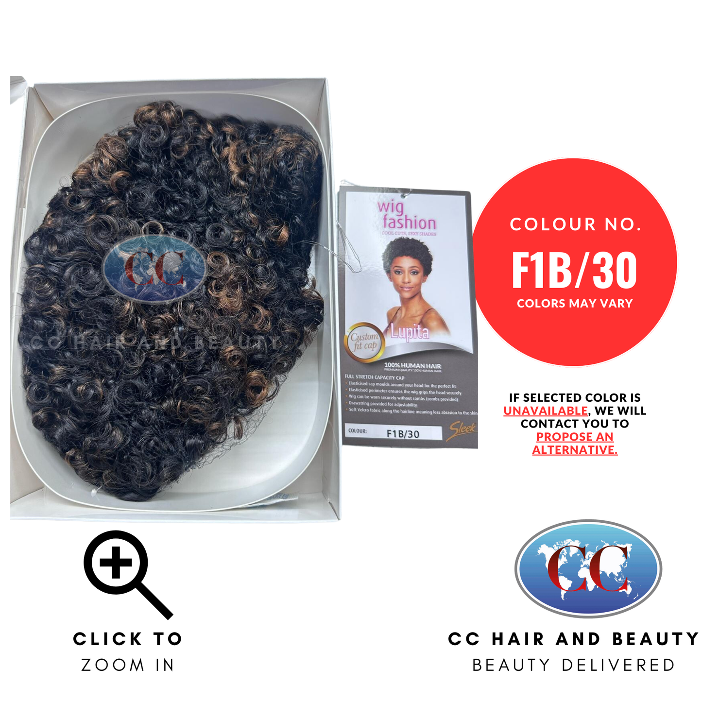 Sleek Human Hair Wig Fashion - Lupita Wig