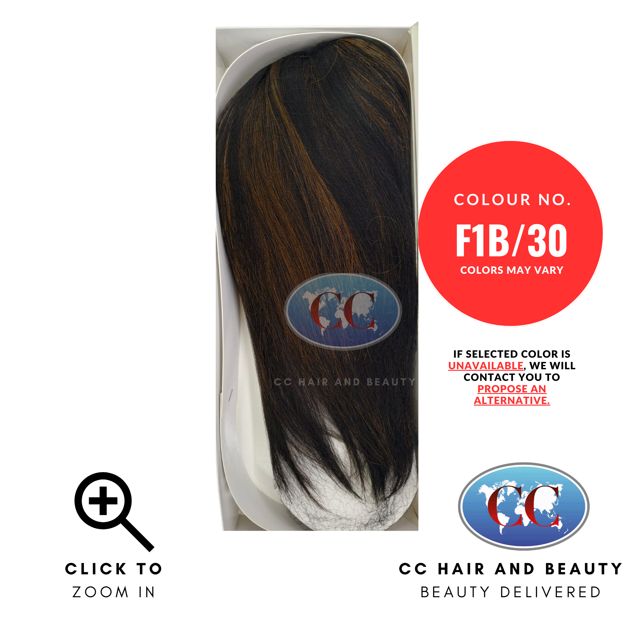 Sleek Human Hair Wig Fashion - Platinum Wig-Colour F1B/30