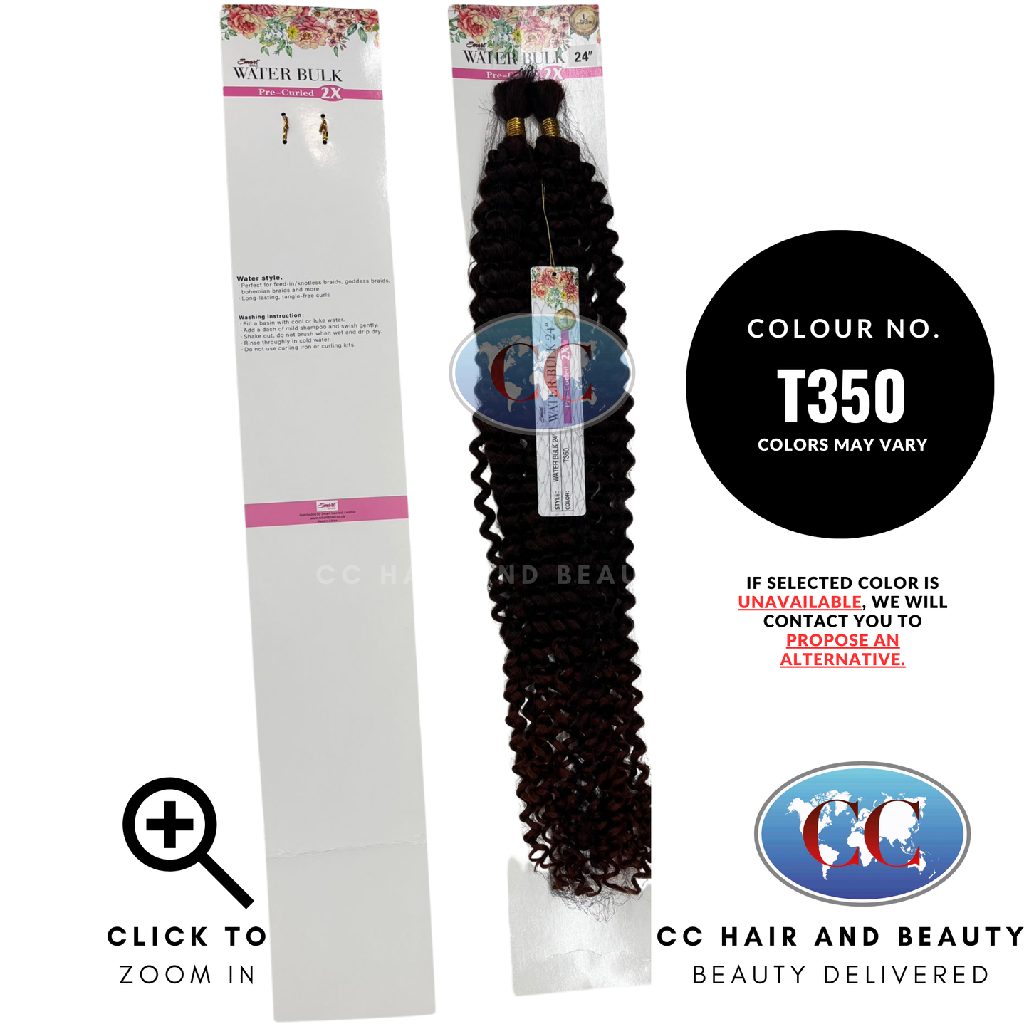 Smart Braid Pre-Curled - Deep Bulk 24" -T350