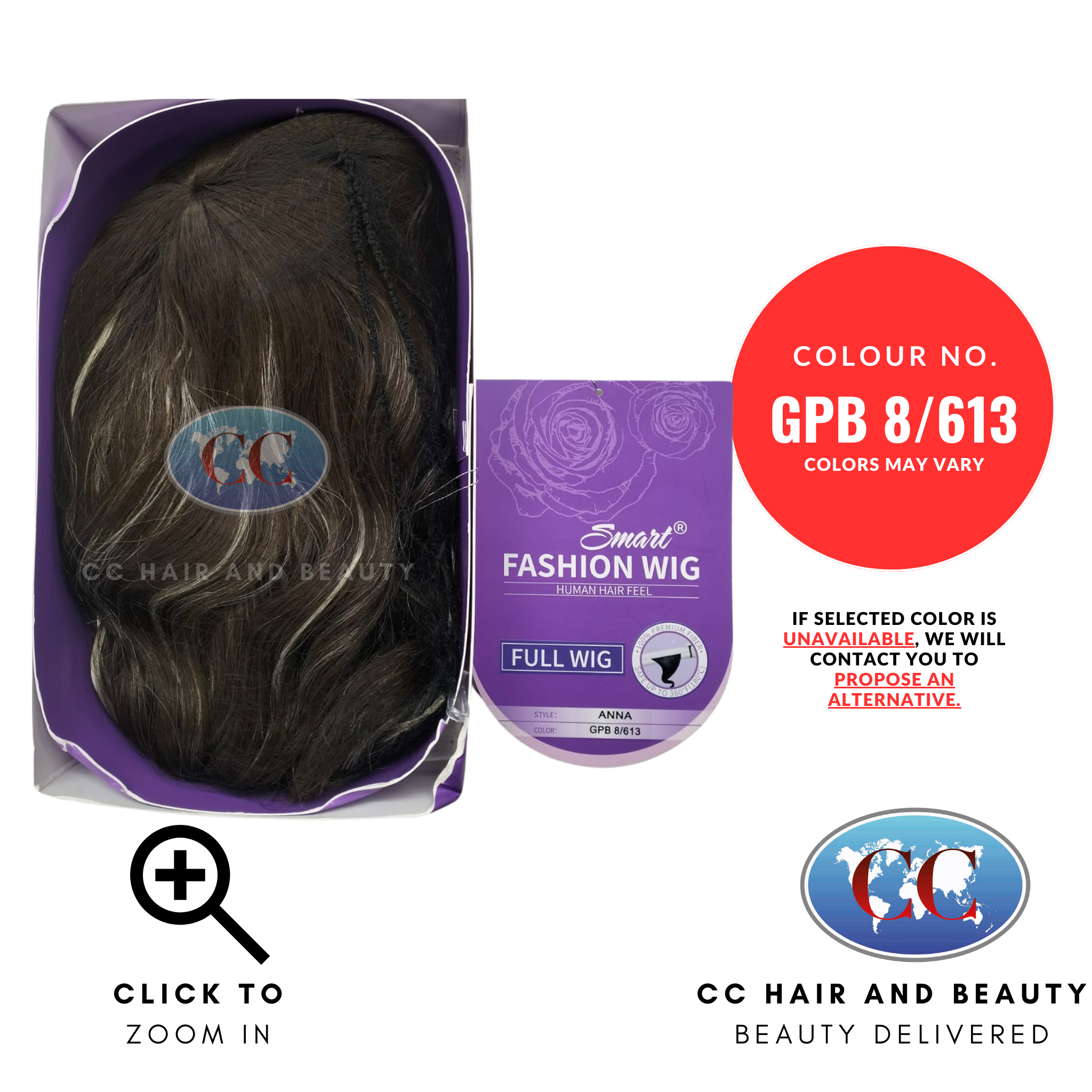 Smart Fashion Human Hair Feel Syn Wig - Anna