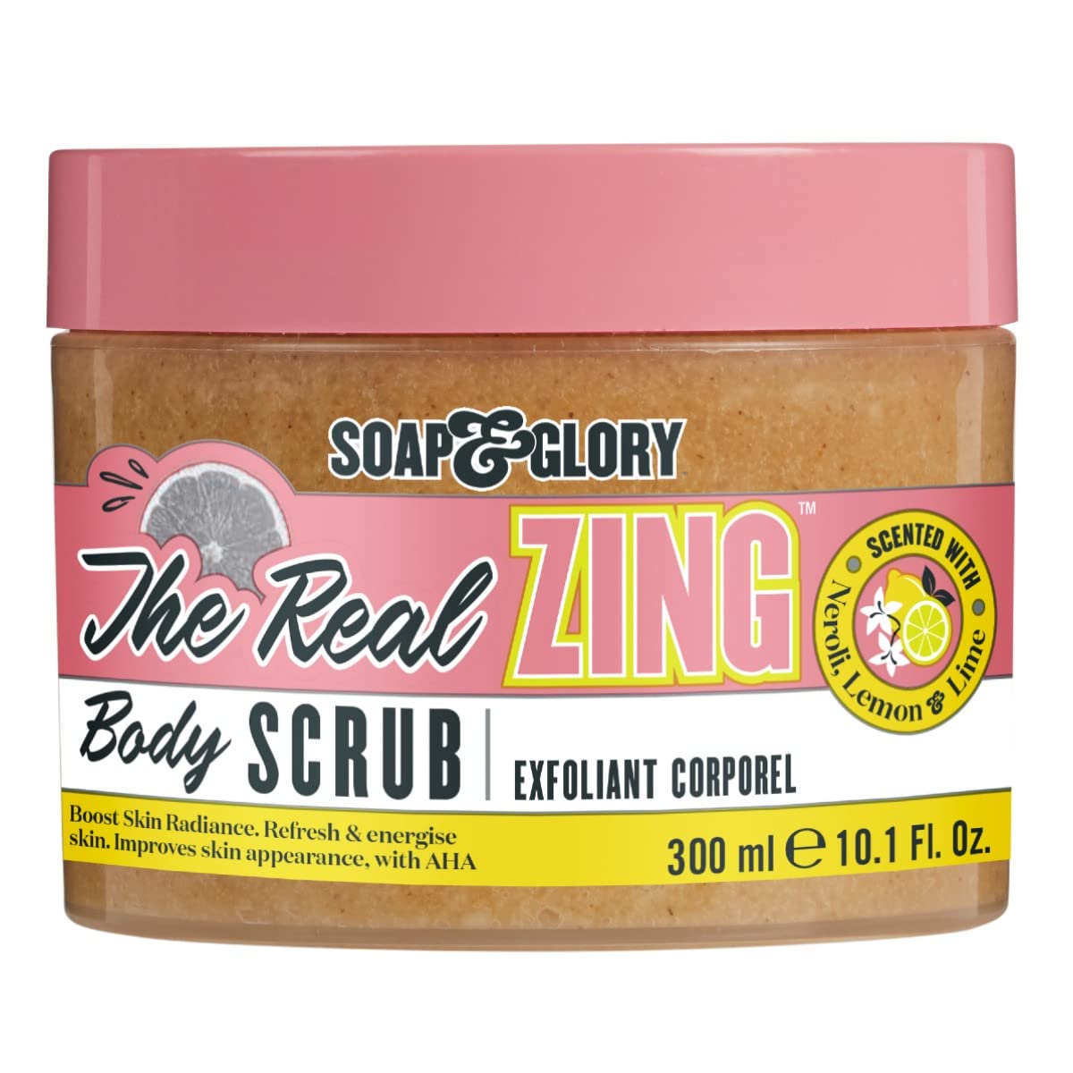 Soap & Glory The Real Zing Body Scrub- 300ml - 5000167351422
