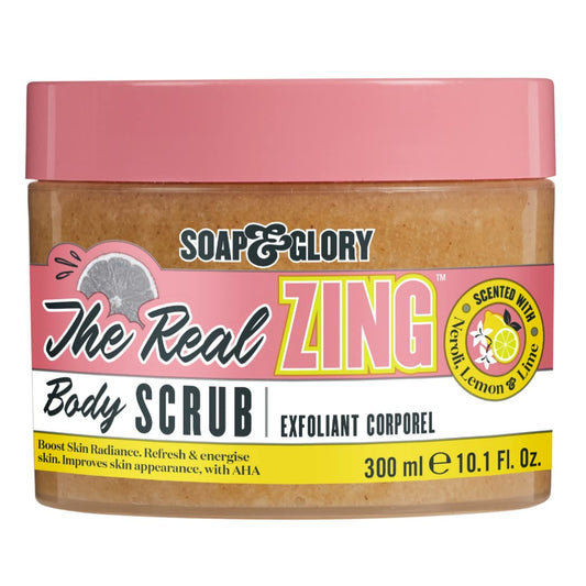 Soap & Glory The Real Zing Body Scrub- 300ml - 5000167351422