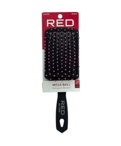 Red By Kiss Square & Oval Designed Ball Tipped Detangle Brush