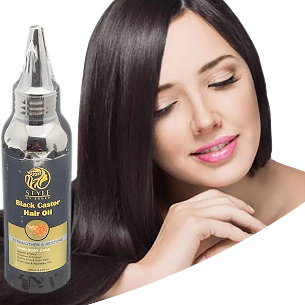Style My Edges Black Castor Hair Oil 120ml