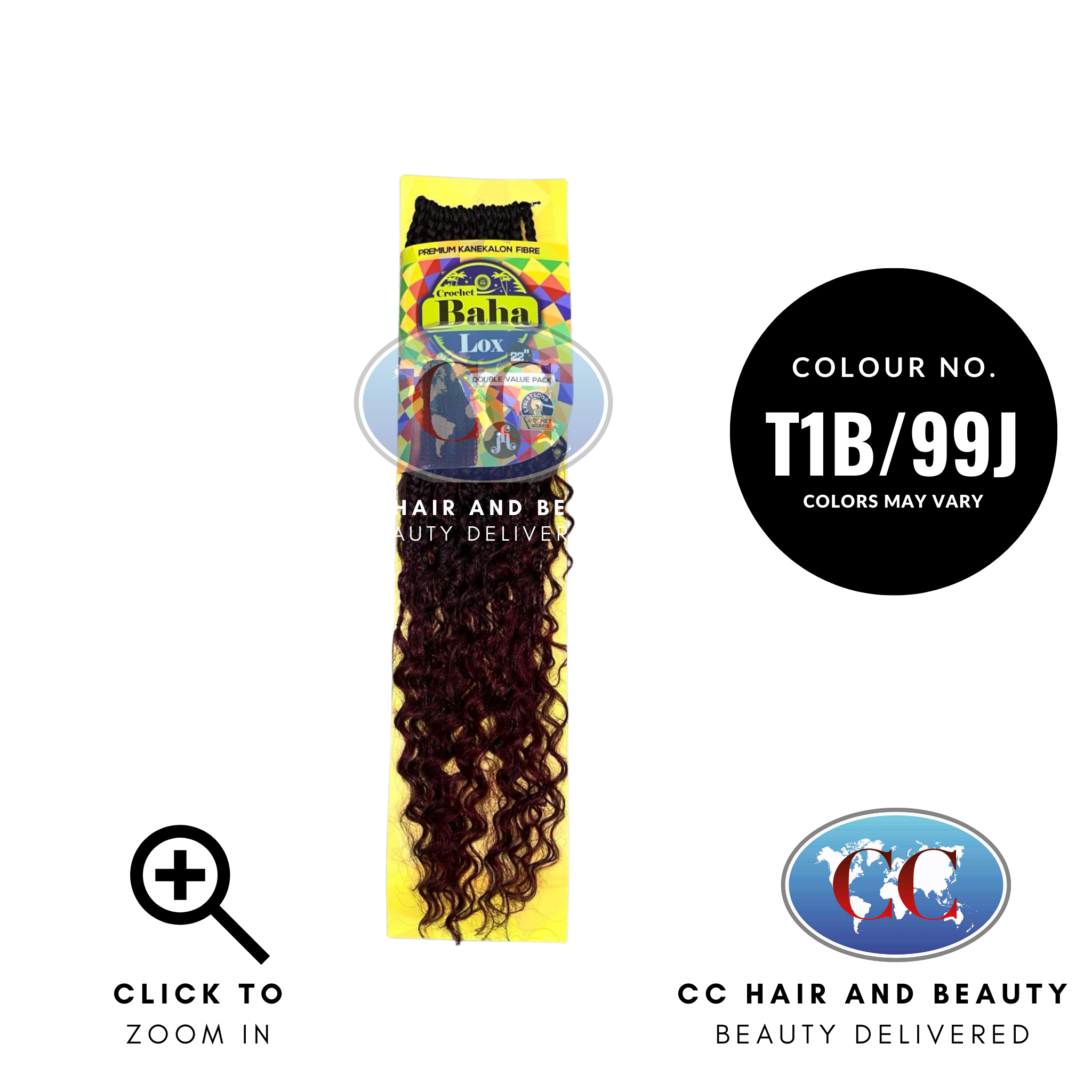 Jazzy Hair Crochet Baha Lox in 22" Double value Pack