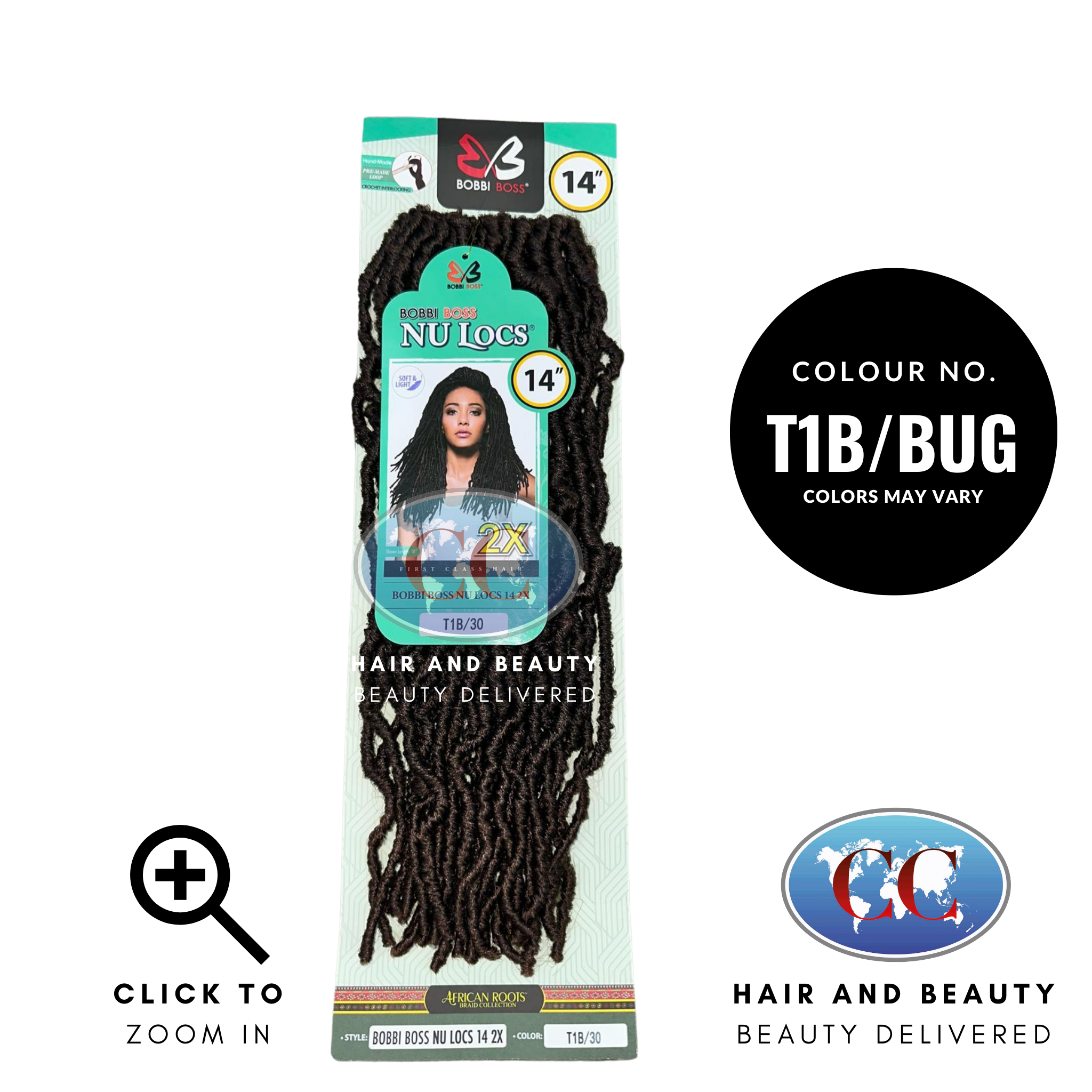 Bobbi Boss Crochet Braid - 2X Nu Locs 14"