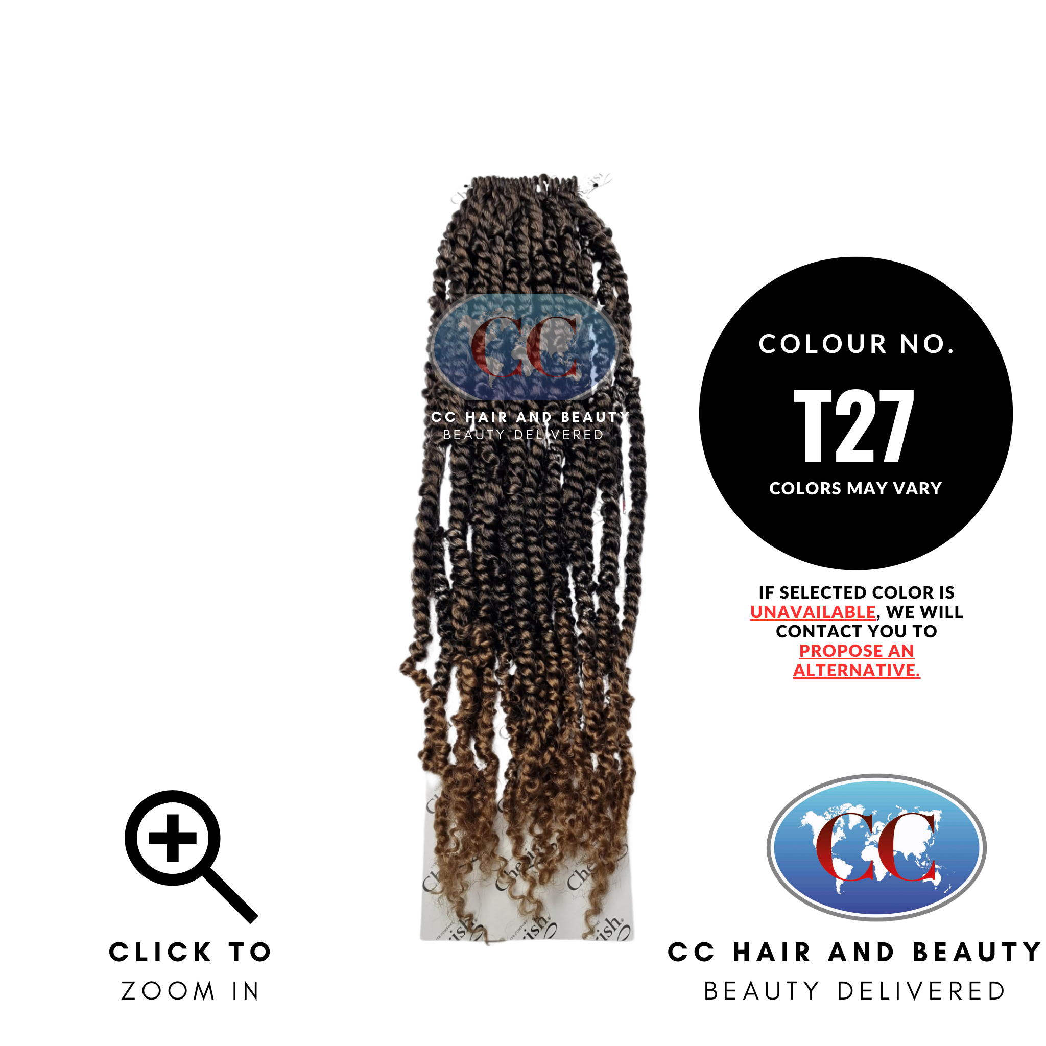 Cherish Synthetic Bulk - Passion Twist 18"-colour T27