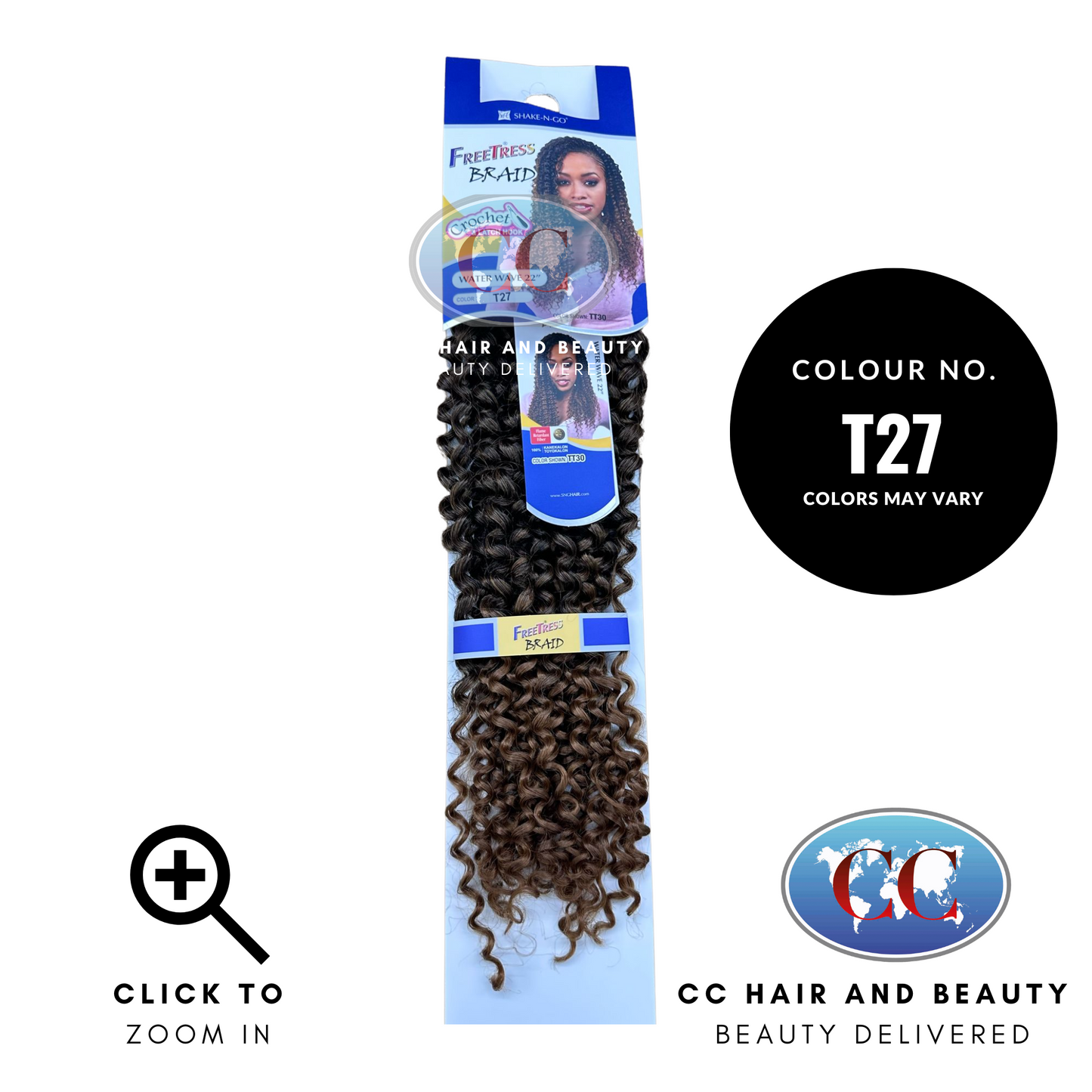 Freetress Synthetic Braids Water Wave Bulk 22"