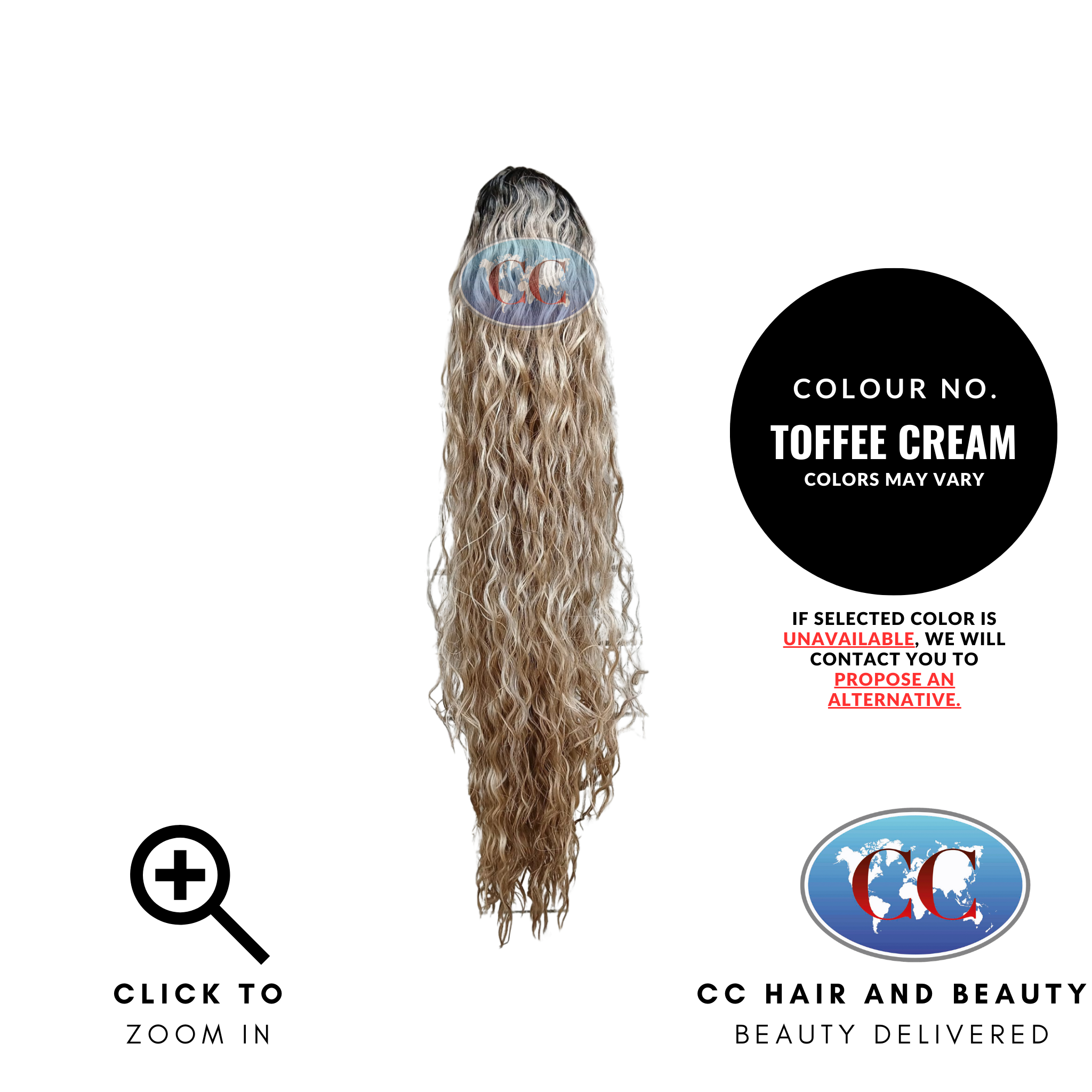 Janet Collection Ponytail -  Guava