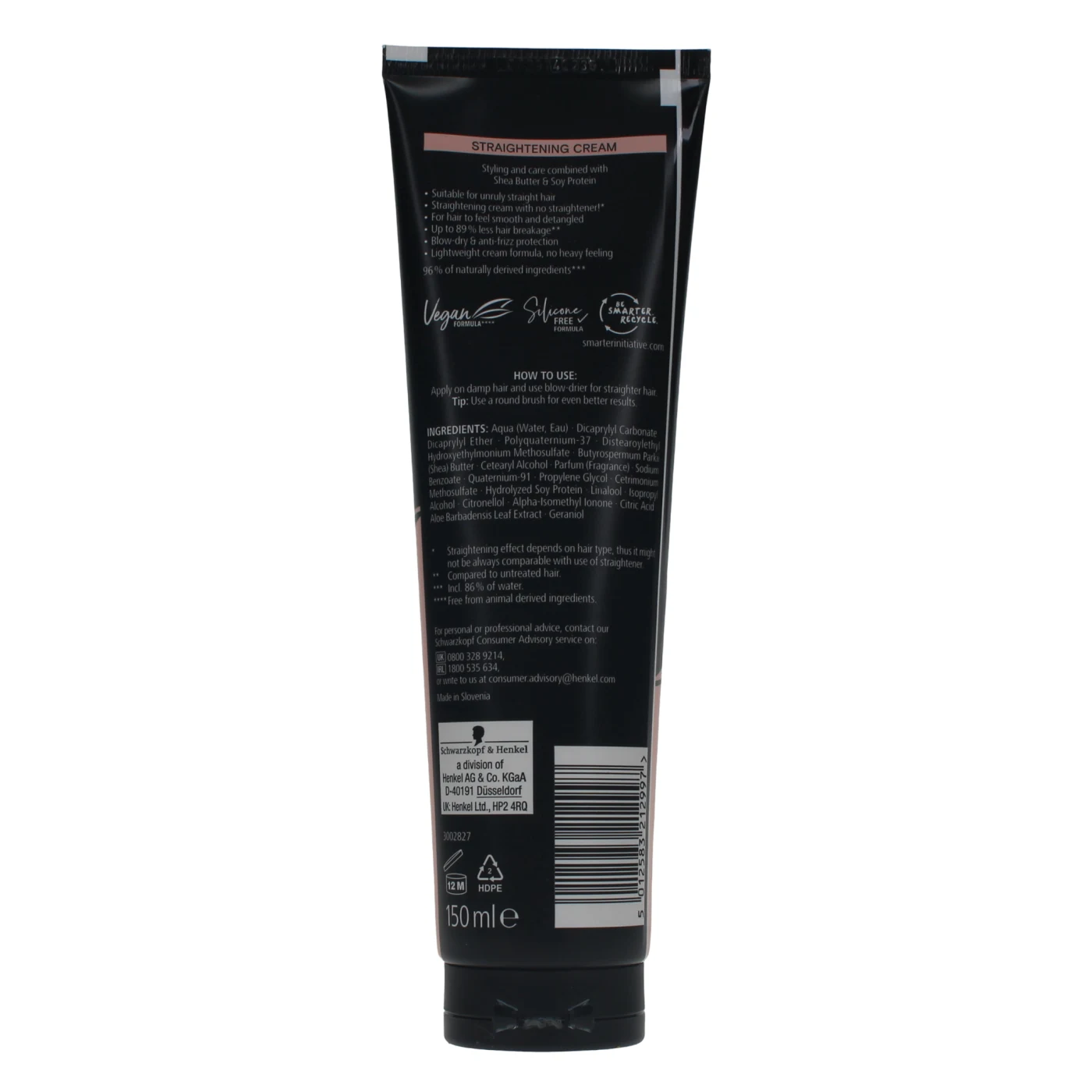 Schwarzkopf Blow-Dry Straightening Cream 150ml