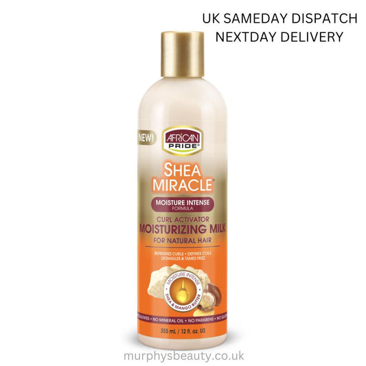 African Pride Shea Butter Silky Hair Moisturizer - 12Oz