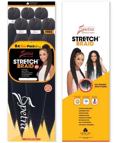 Spetra Miracle Fiber 6X Pre Stretch Braid 25"